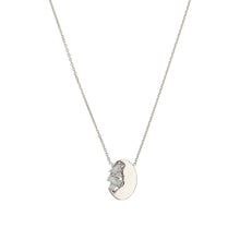 Load image into Gallery viewer, Zoe Opal Necklace Silver
