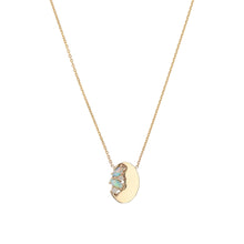 Load image into Gallery viewer, Zoe Opal Necklace Gold
