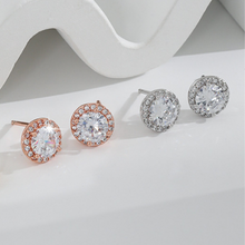 Load image into Gallery viewer, Gratia Rose Gold Earrings
